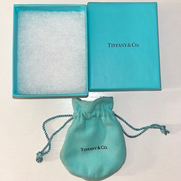 Authentic Tiffany & Co Blue Box with Pouch. - Picture 1 of 4